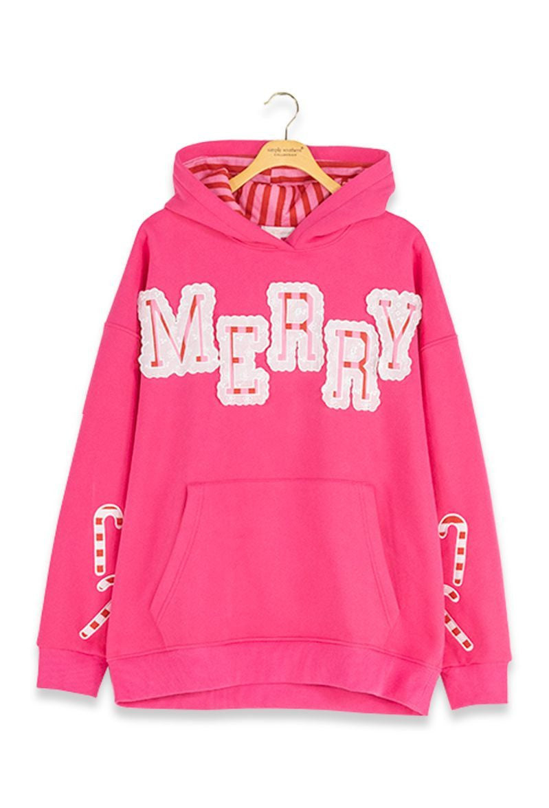 Youth Pink Merry Hoodie