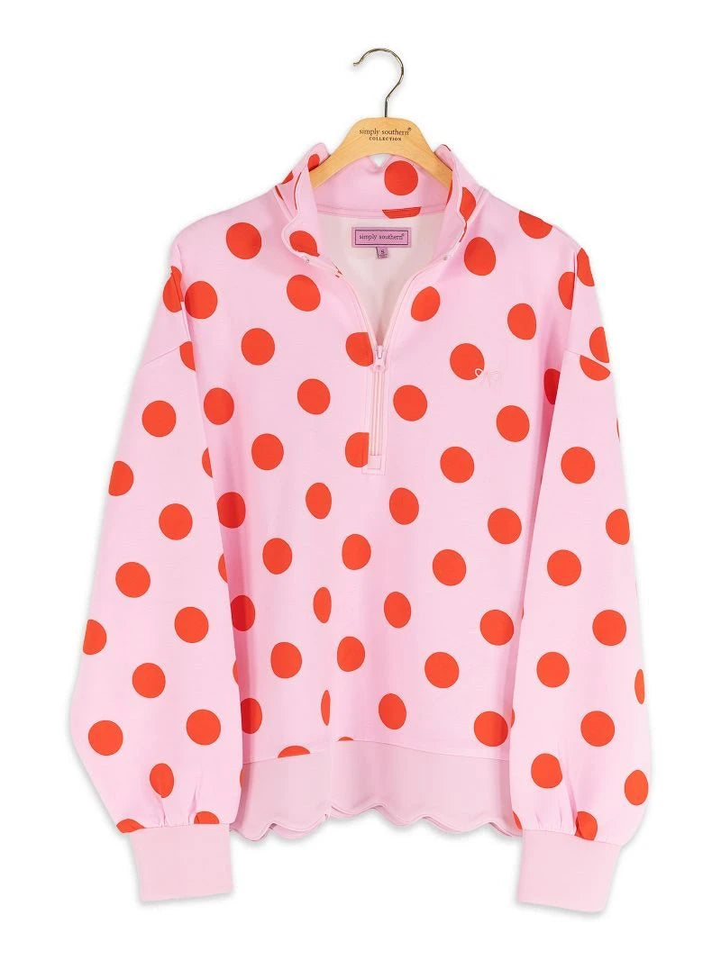 The Scallop Plunge Pullover