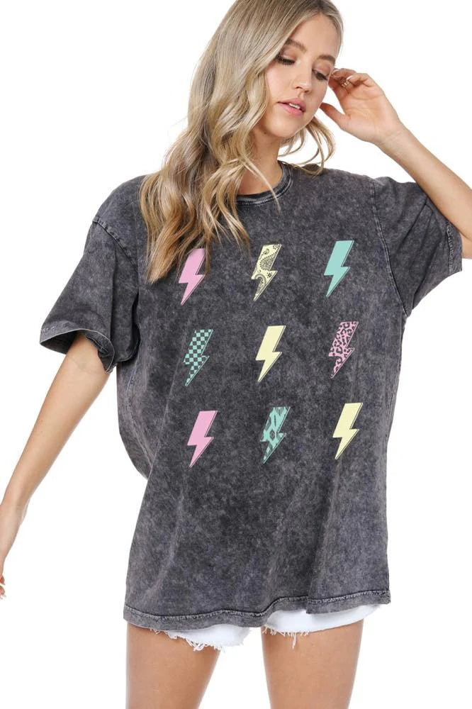 Lighting Bolt Bingo Graphic Tee