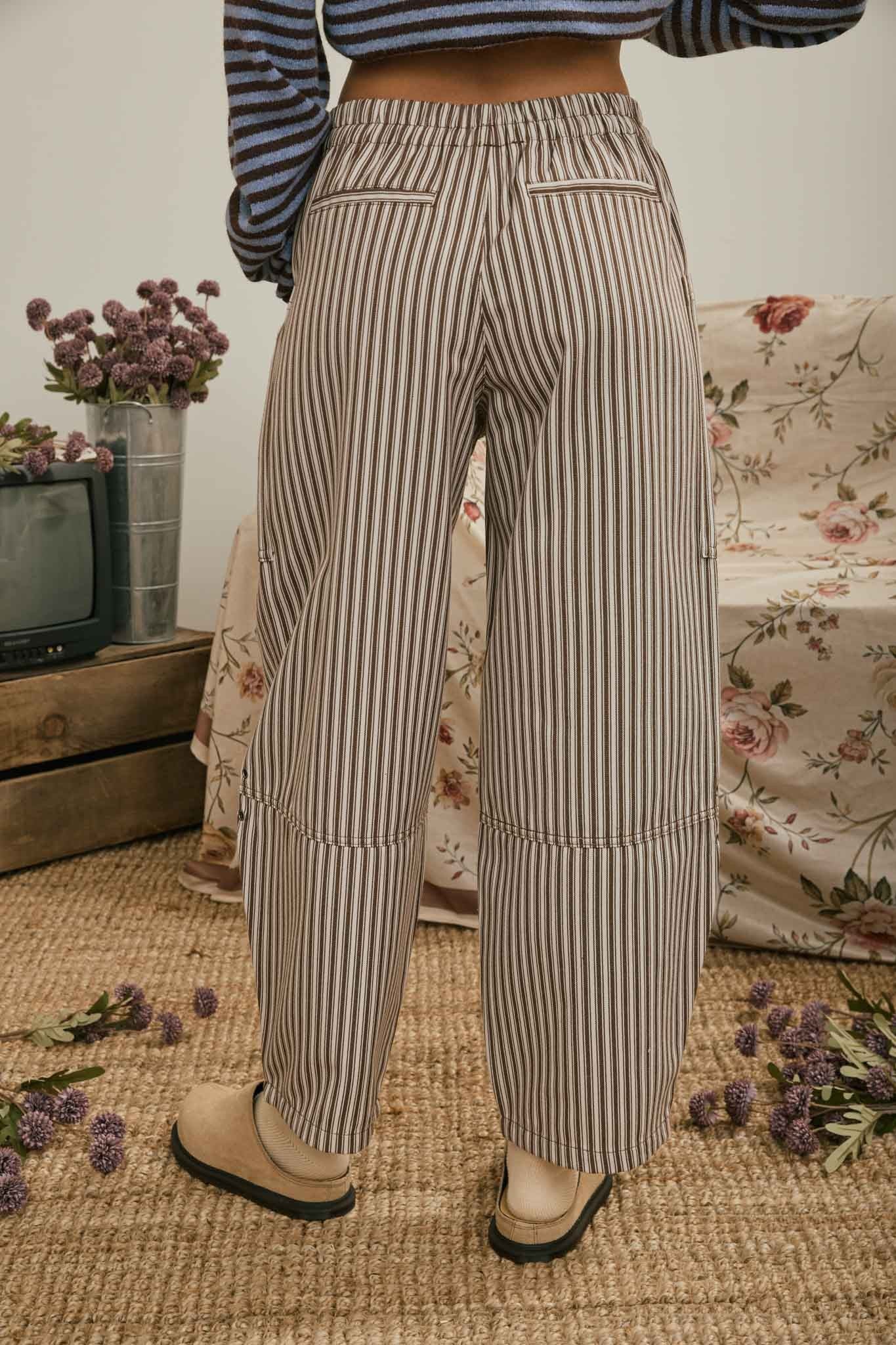 Mocha Moment Barrel Pant