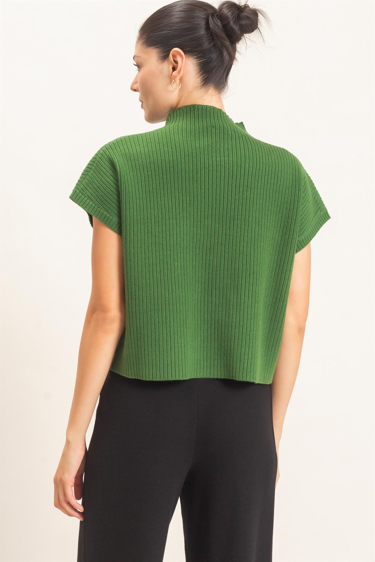 Ribbed Dolman Sweater