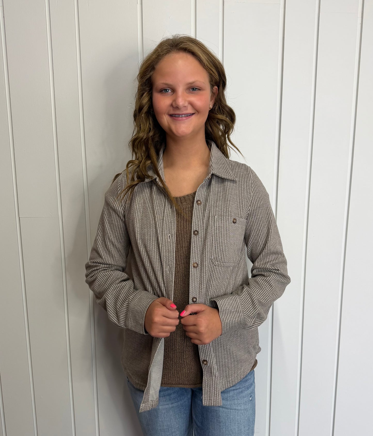Notebook Neutrals Button Down Shirt