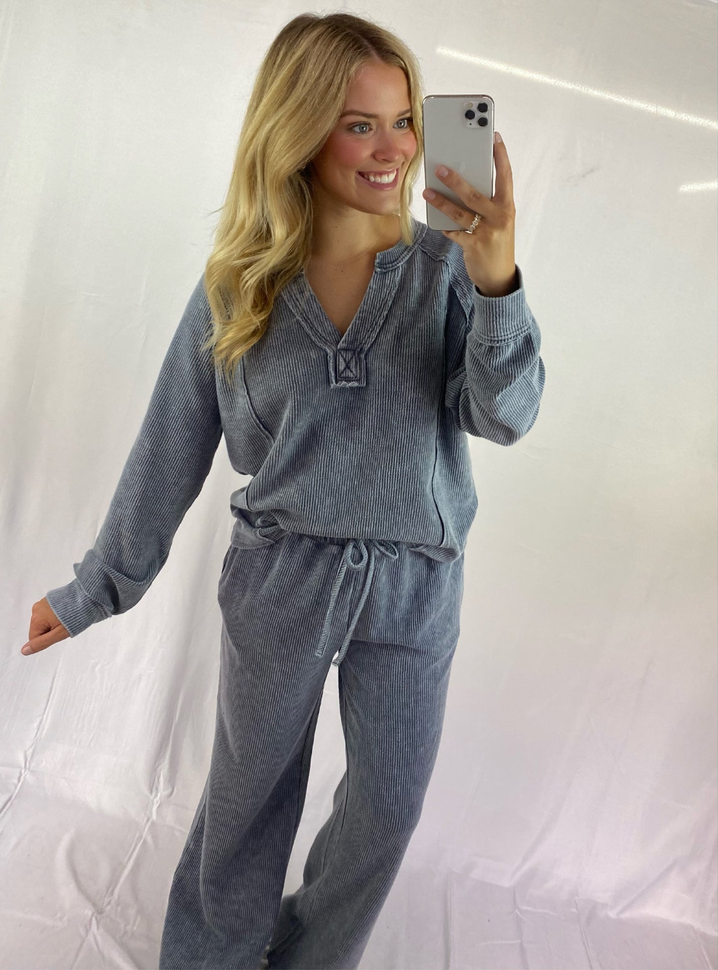 Washed Drawstring Set
