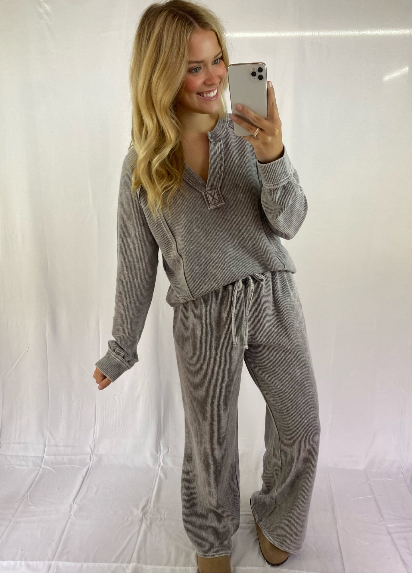 Washed Drawstring Set
