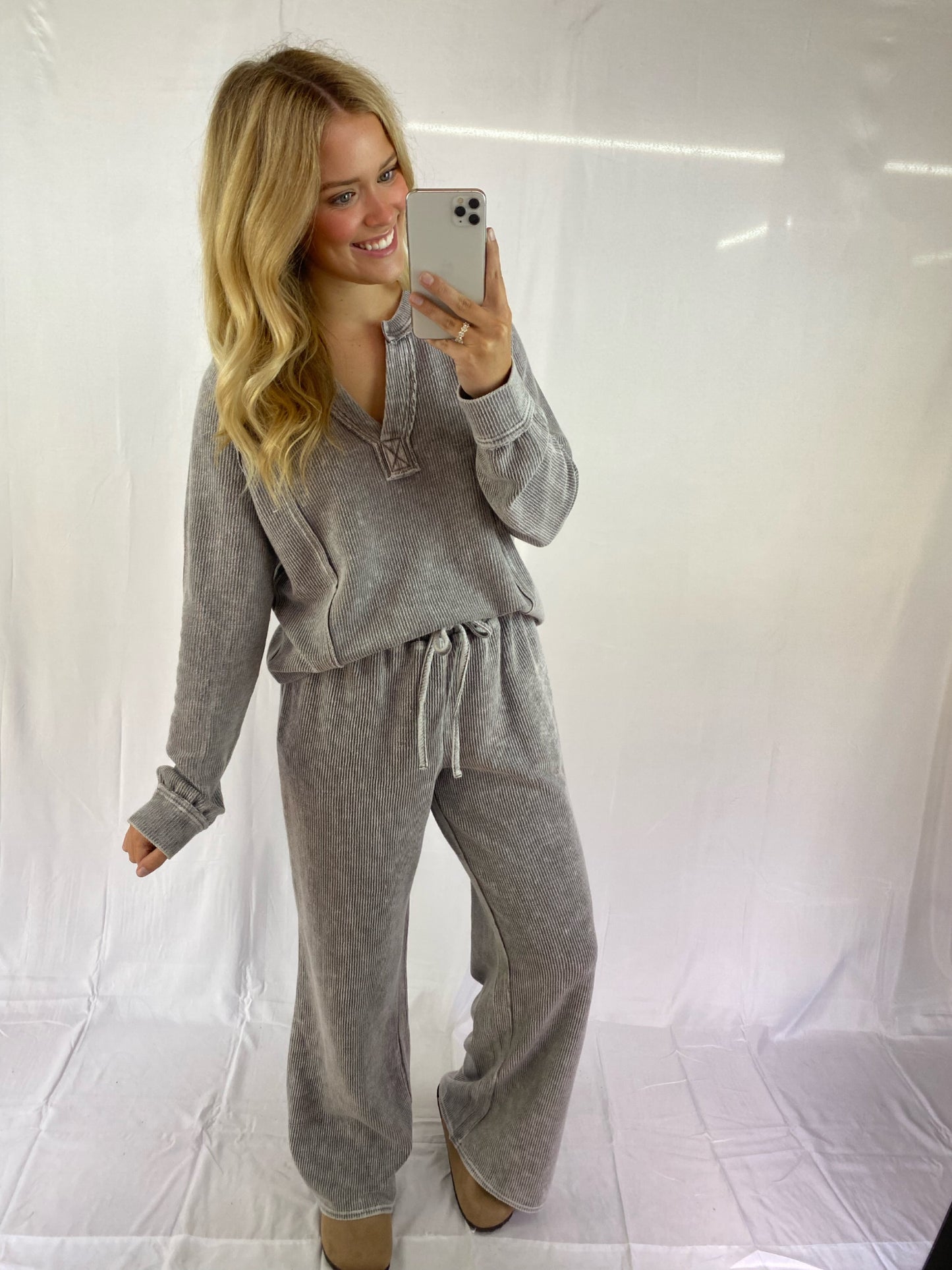 Washed Drawstring Set