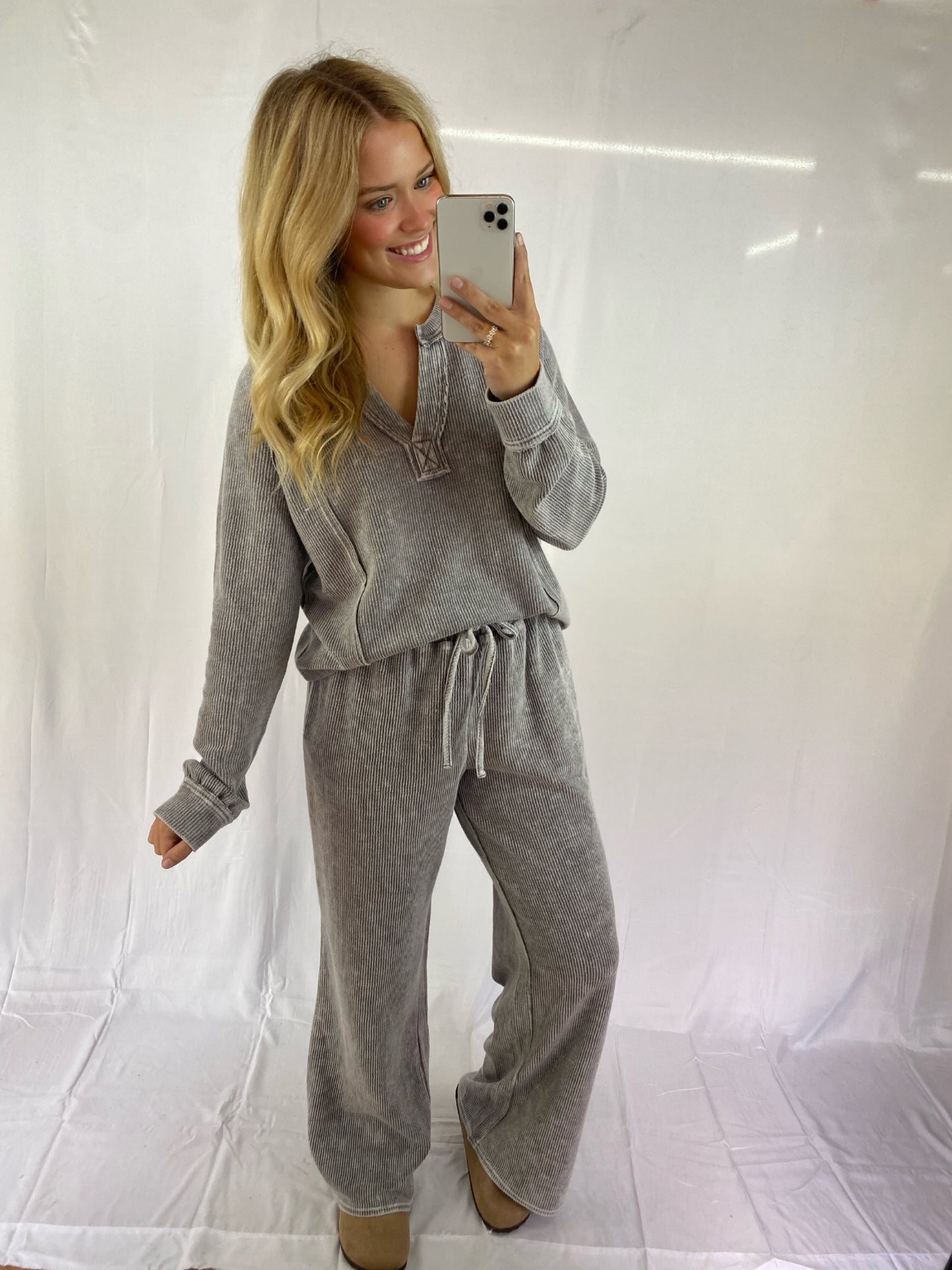 Washed Drawstring Set