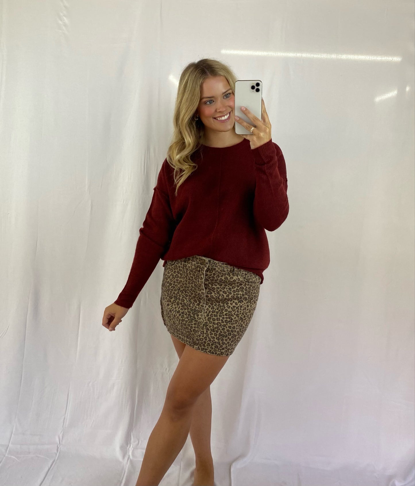 Leopard Mini Skirt