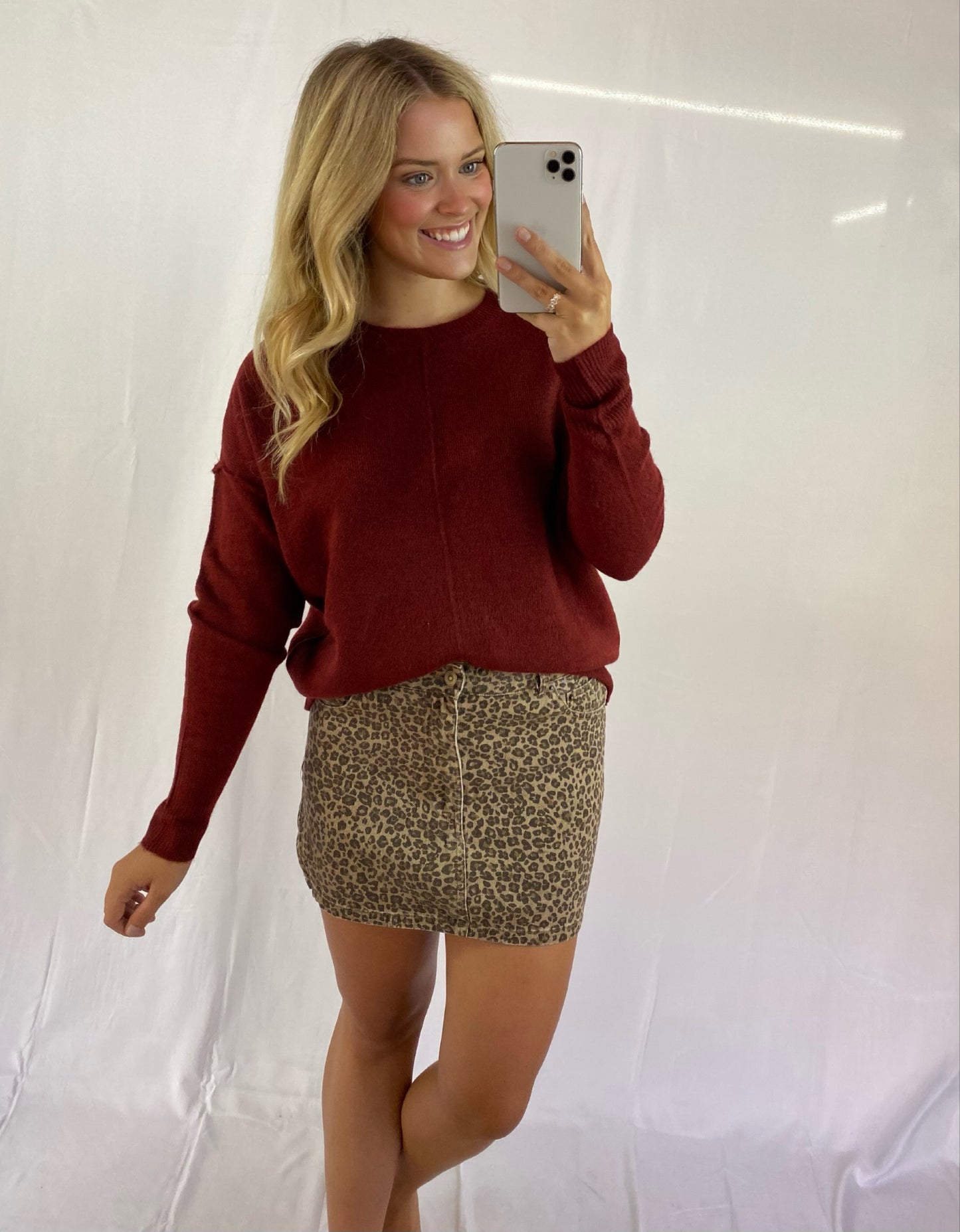Leopard Mini Skirt