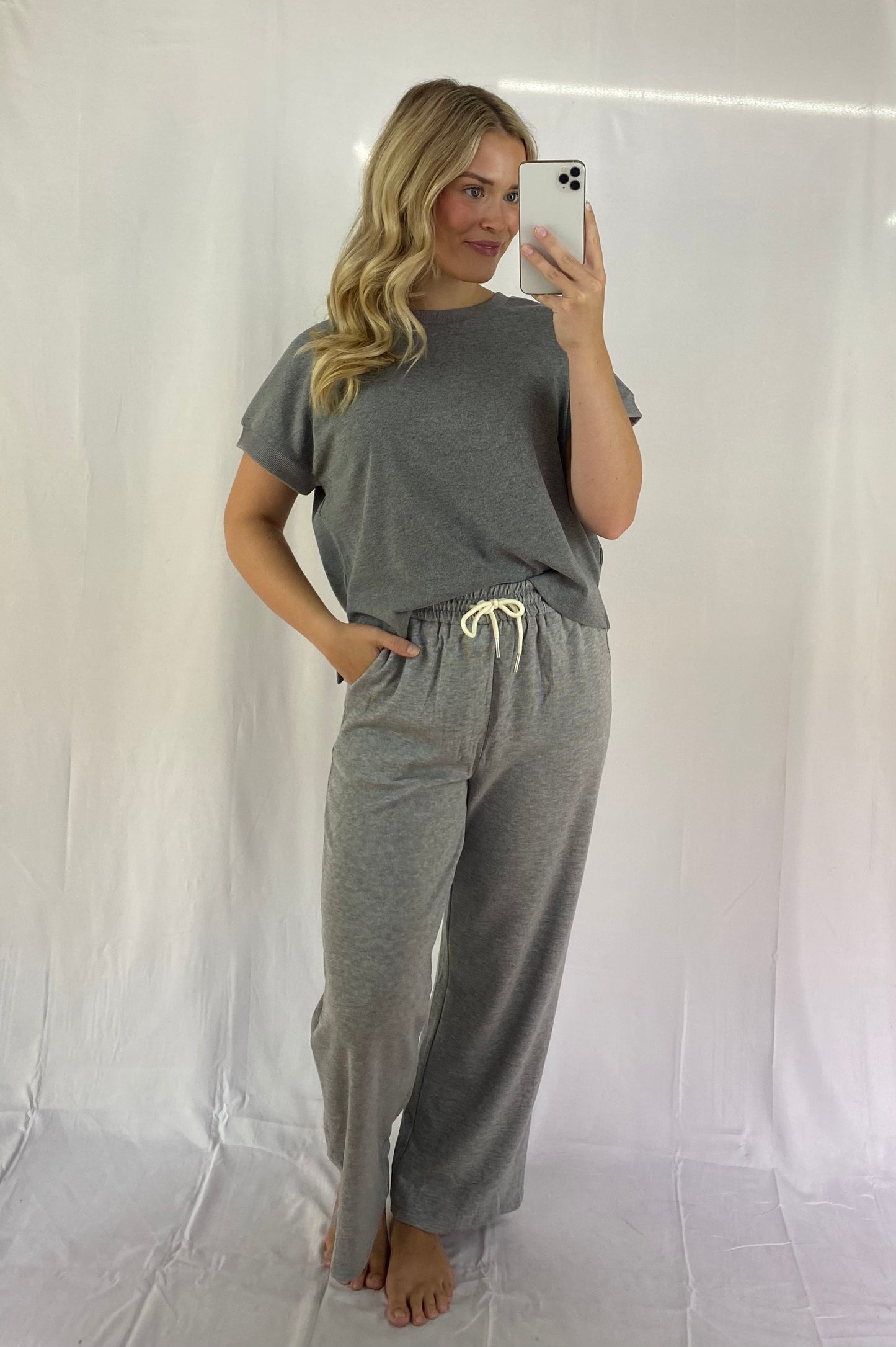 Knit Short Sleeve Set
