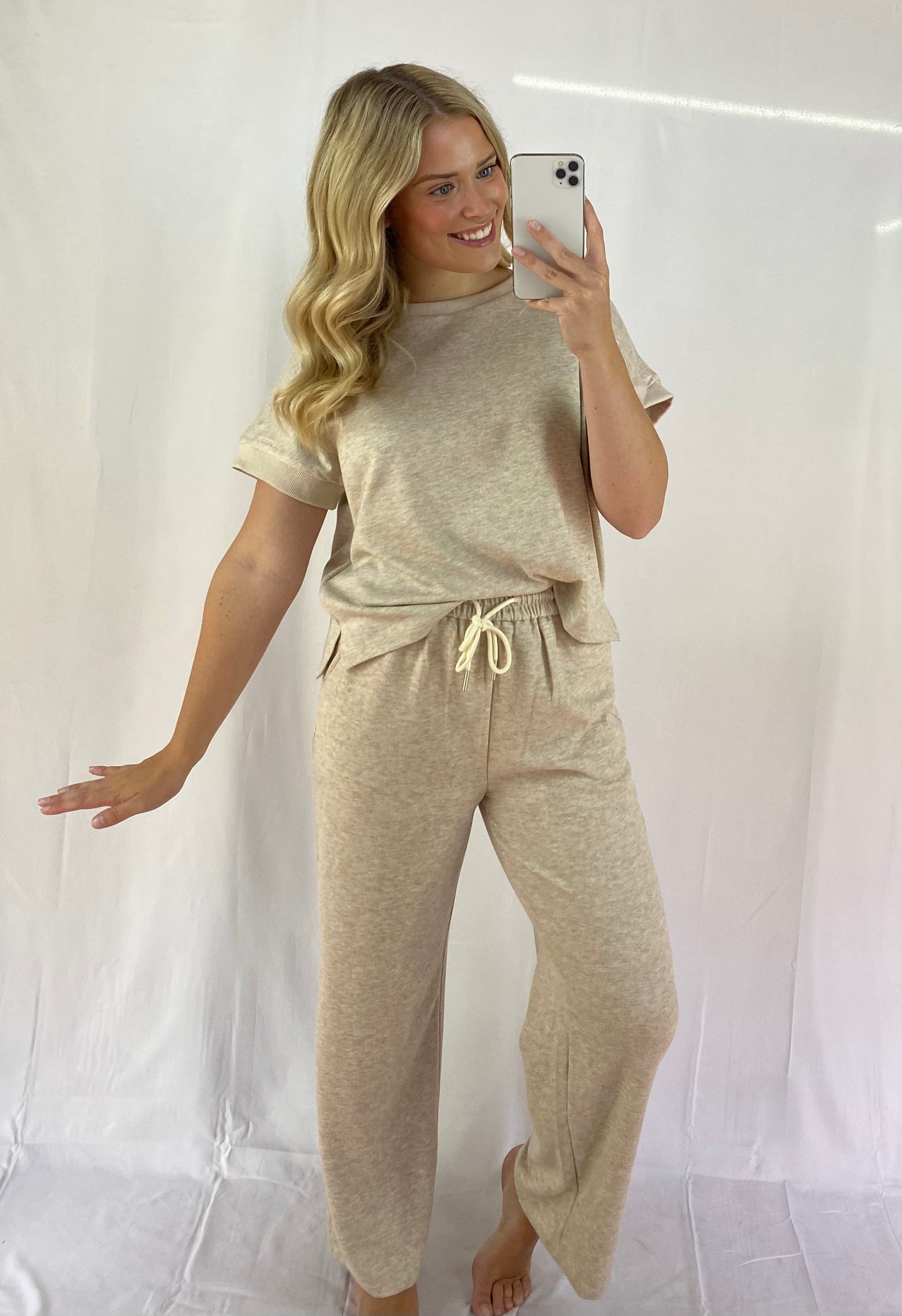 Knit Short Sleeve Set