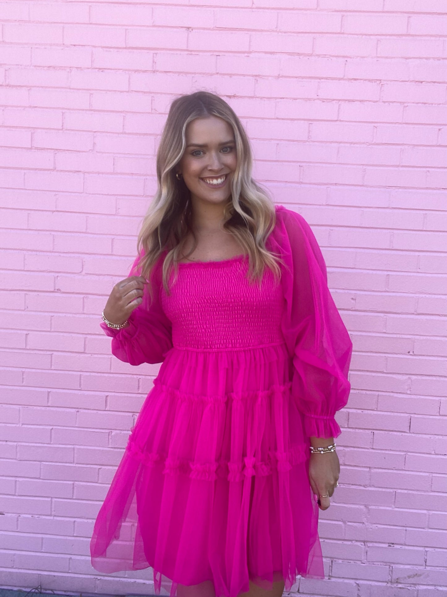 Pink Tulle Dress
