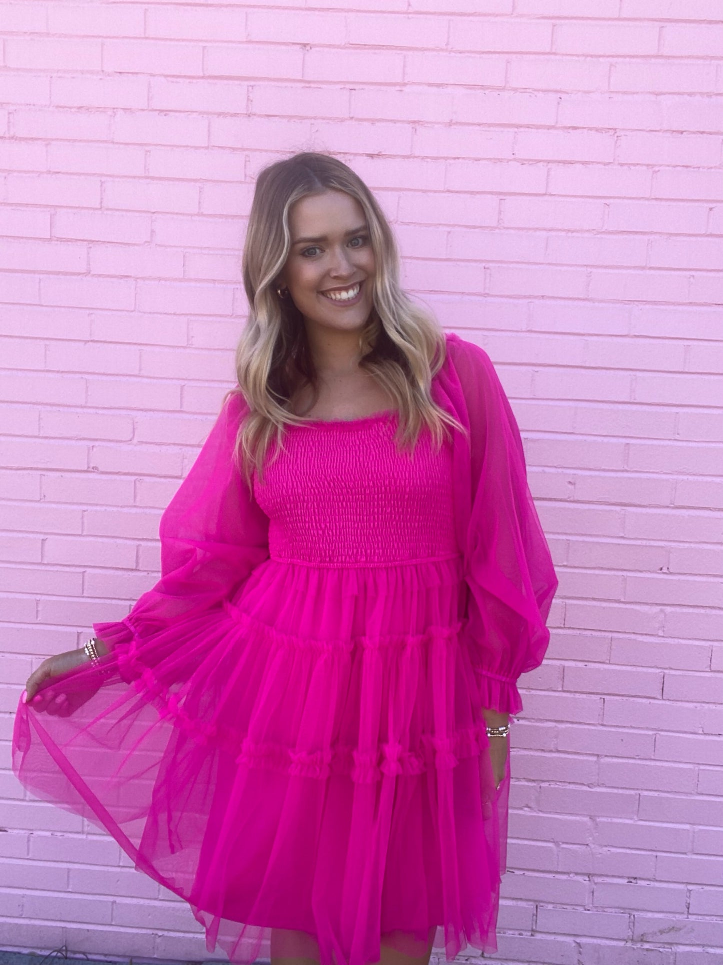 Pink Tulle Dress