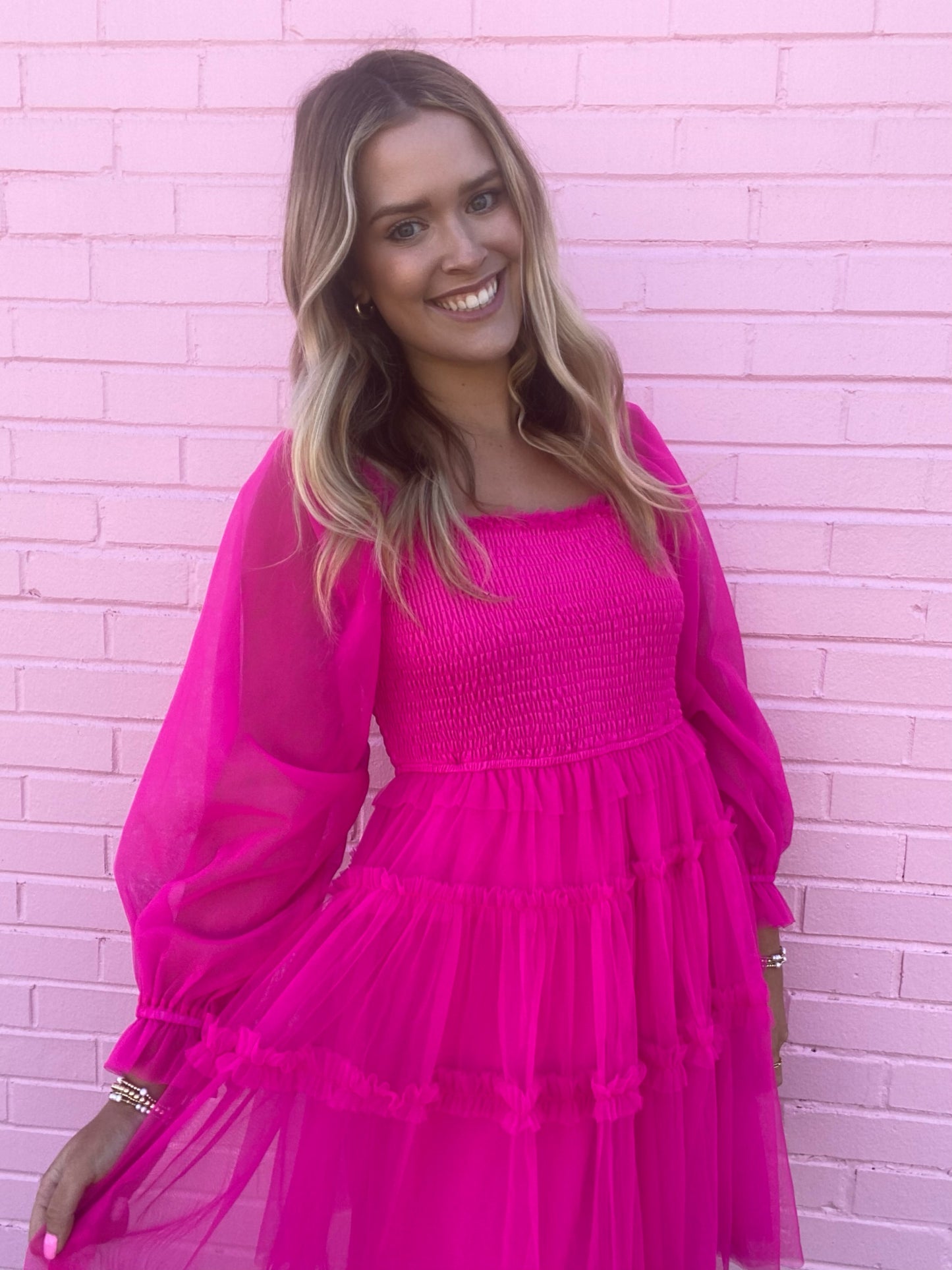 Pink Tulle Dress