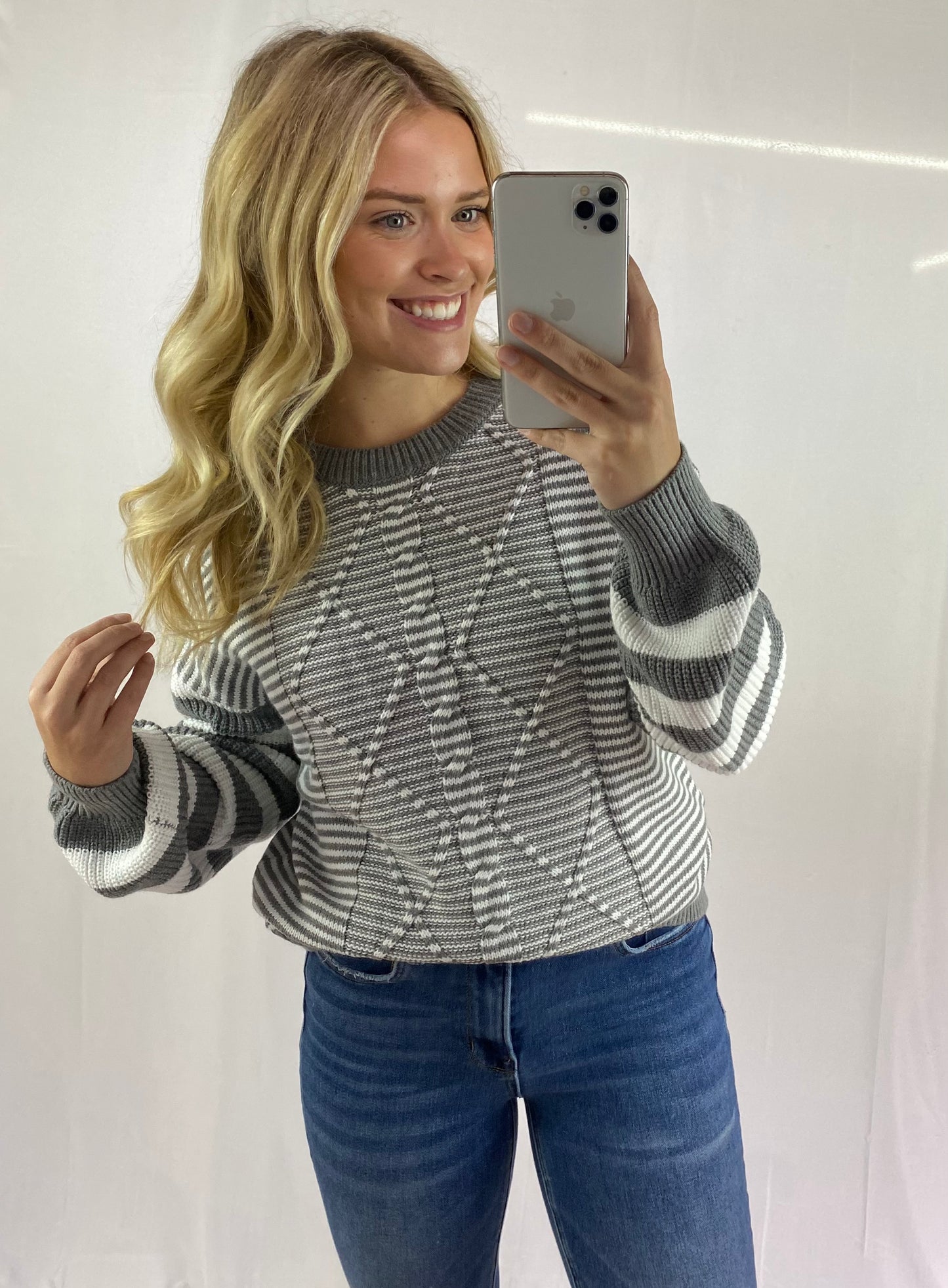 Cozy Contrast Sweater