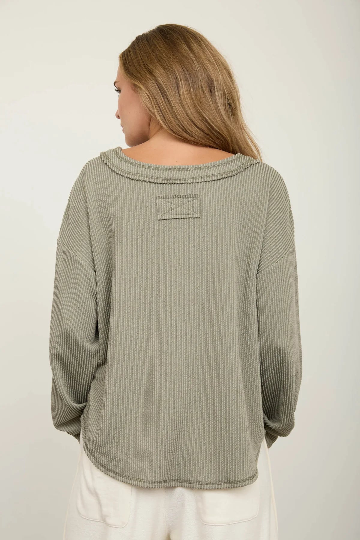 TIFFANY TEXTURED KNIT TOP