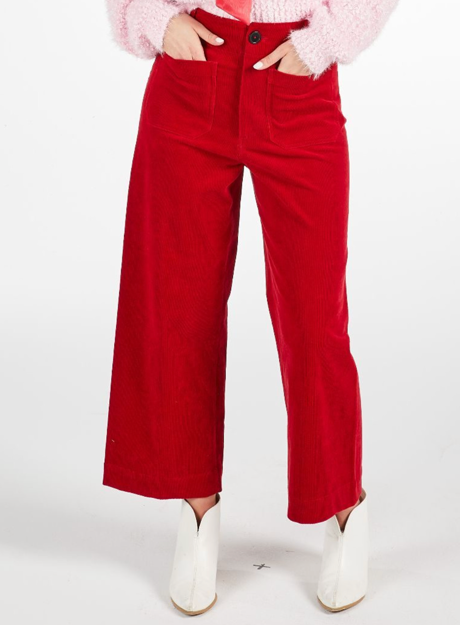 Red Corduroy Pants