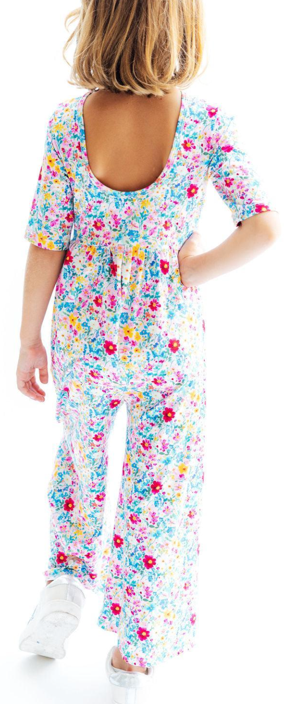 Fluttering Flowers Wide Leg Jumpsuit