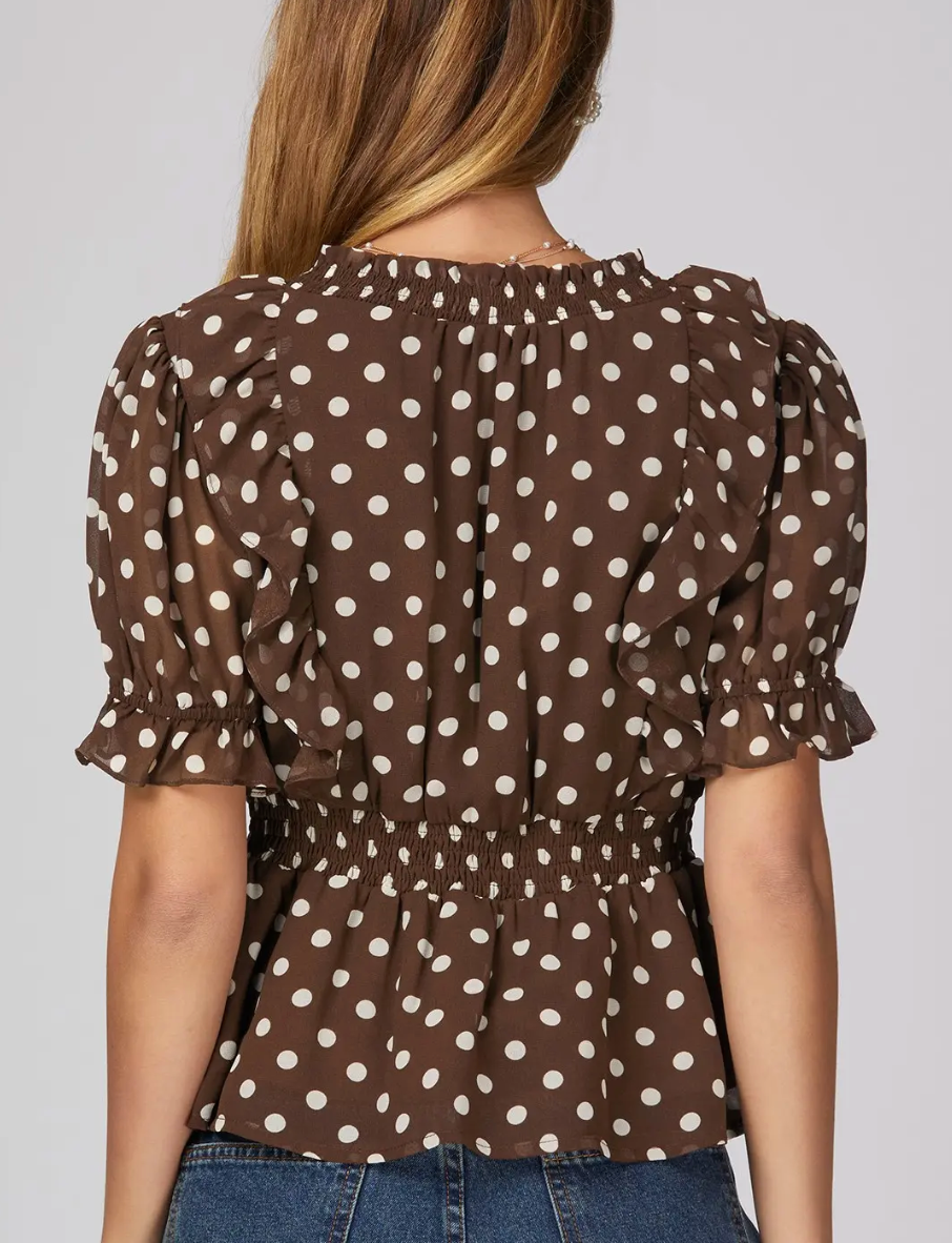 Polka Party Top