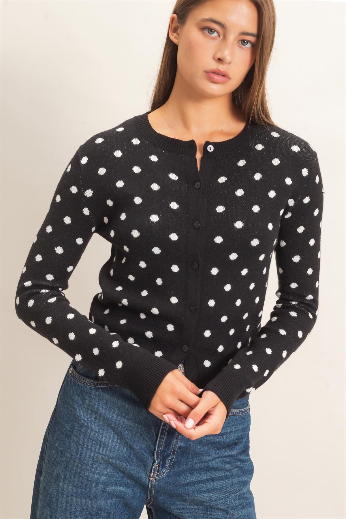 Polka Dot Cardigan