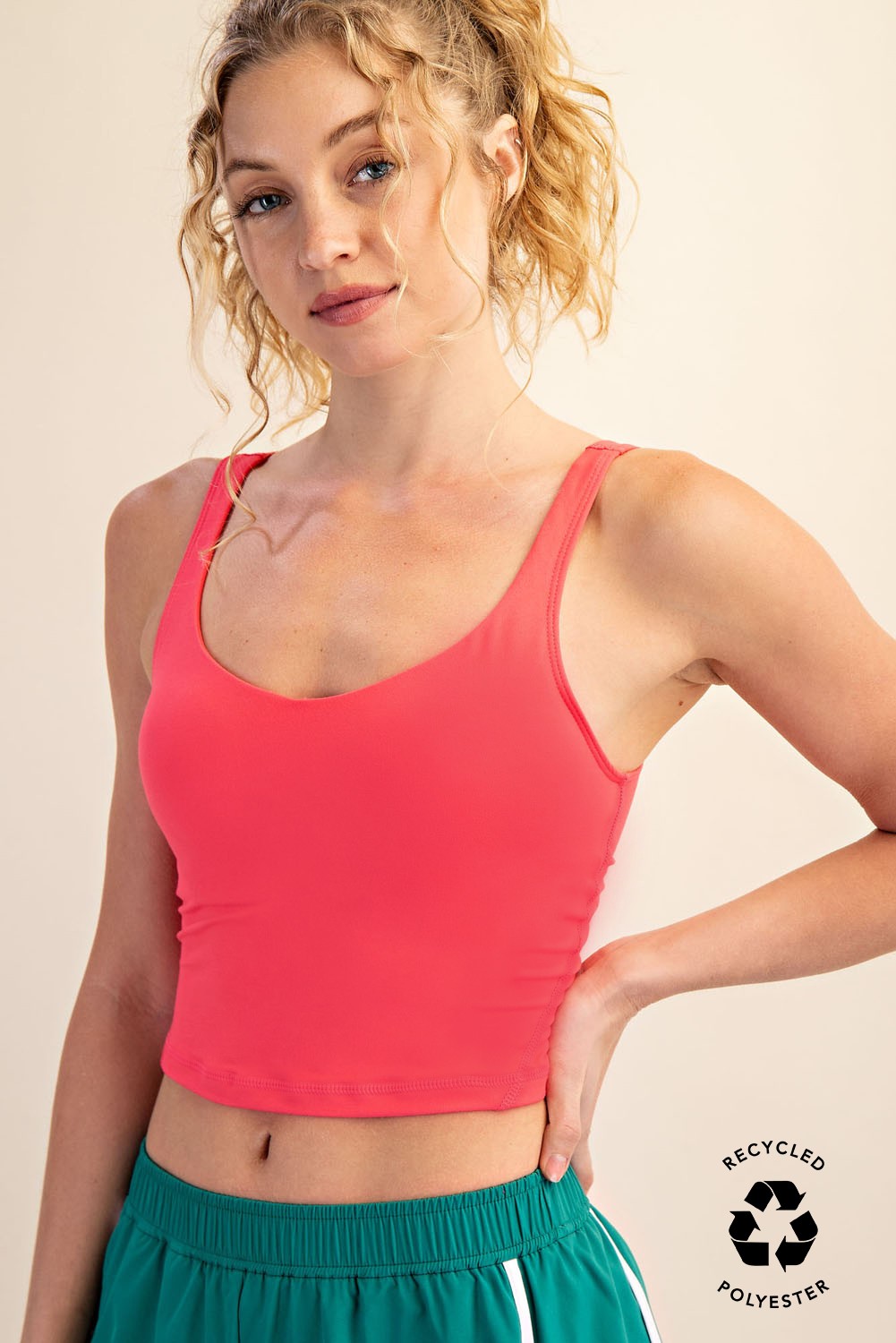 V Neck Yoga Top