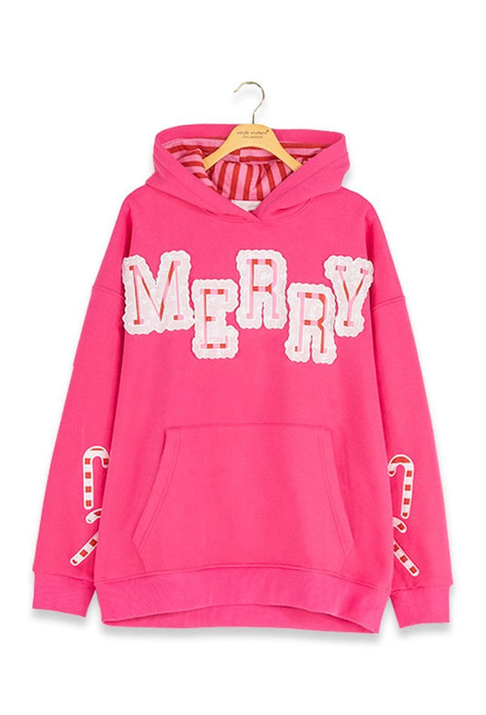 Youth Pink Merry Hoodie