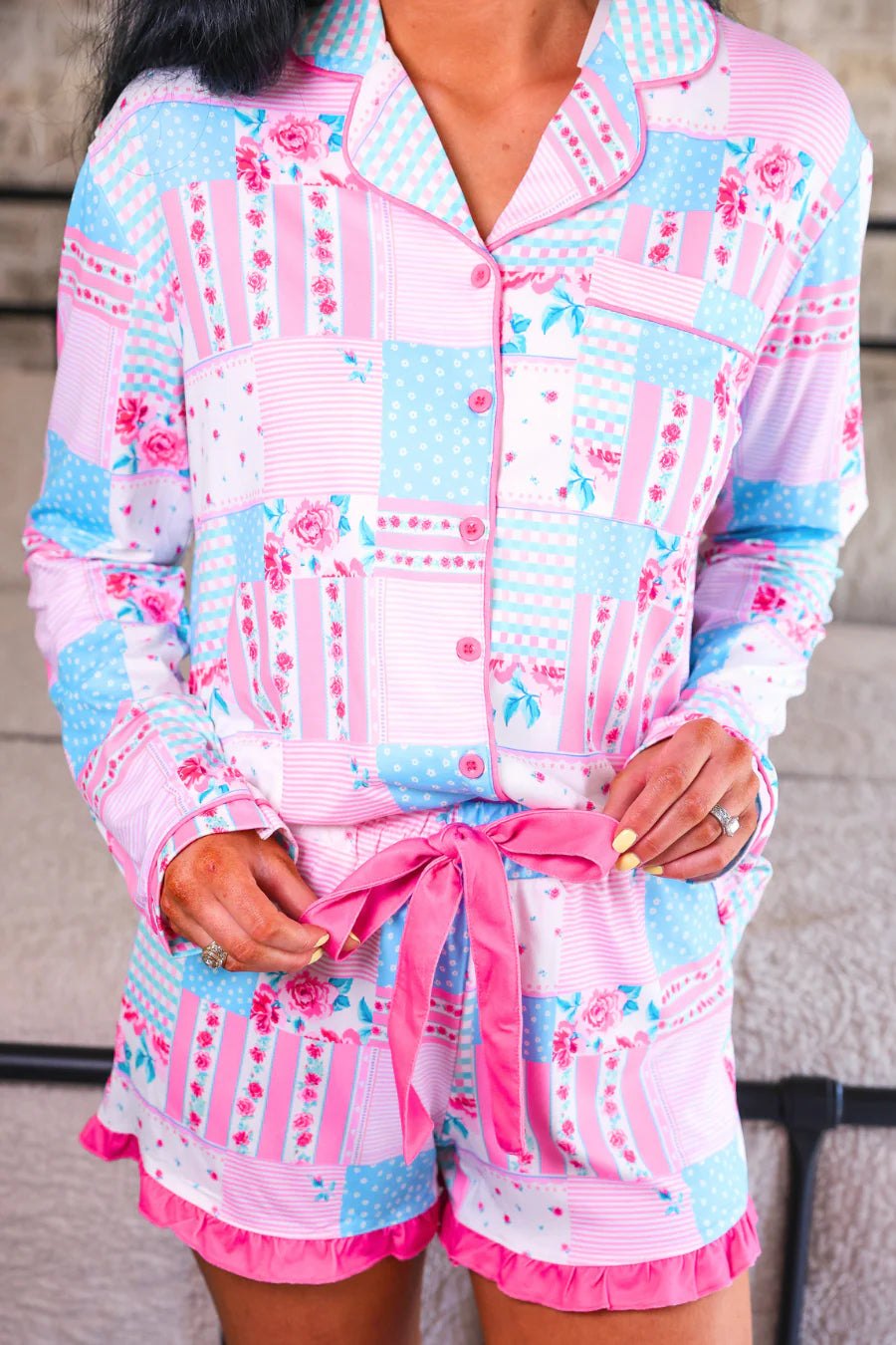 Pink Patchwork Pjs