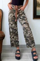 Camo Denim Pants