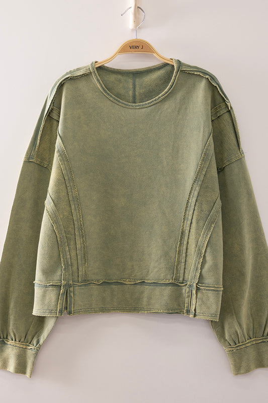 Vintage garment-dyed finish