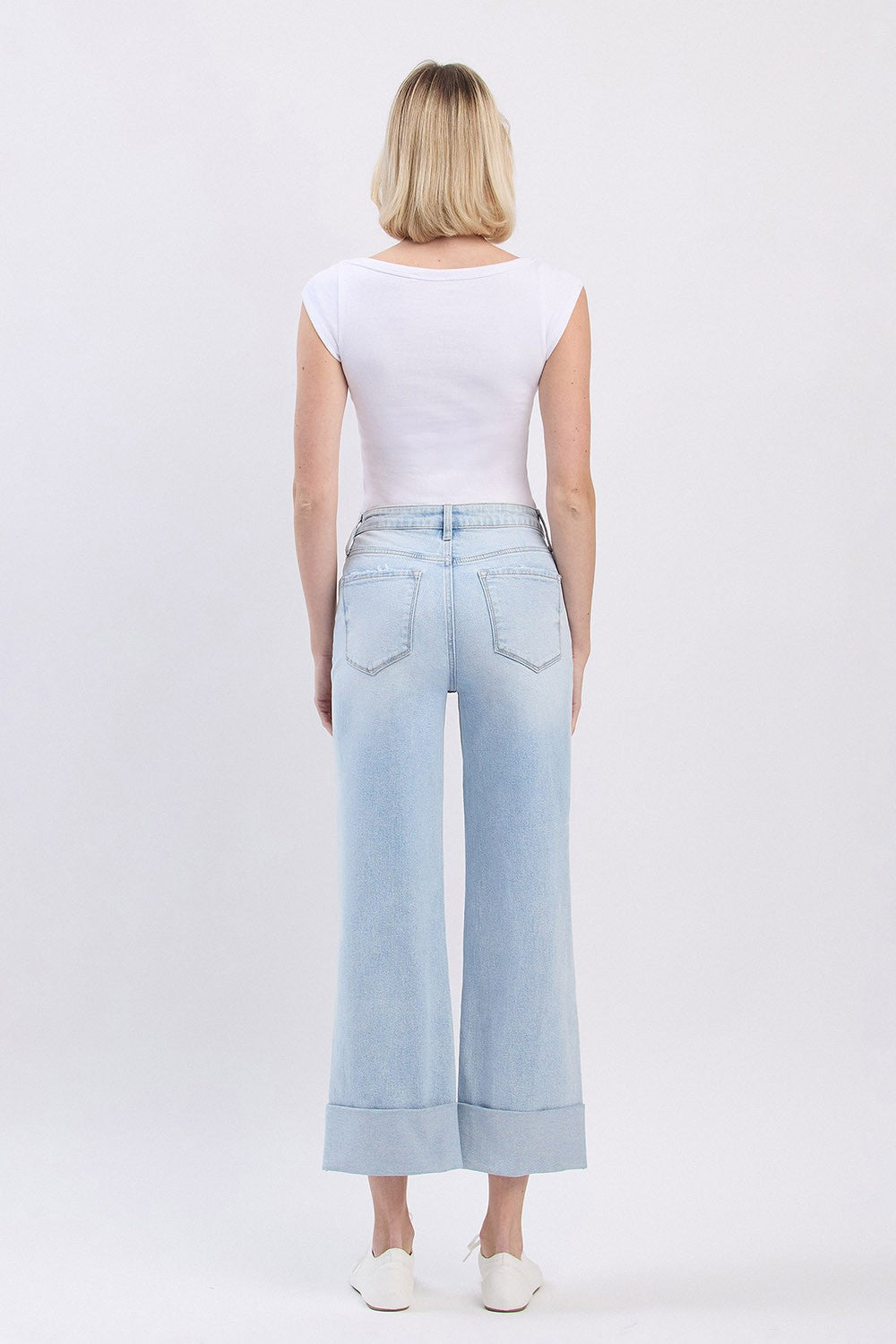 Cuffed Up Denim Jeans