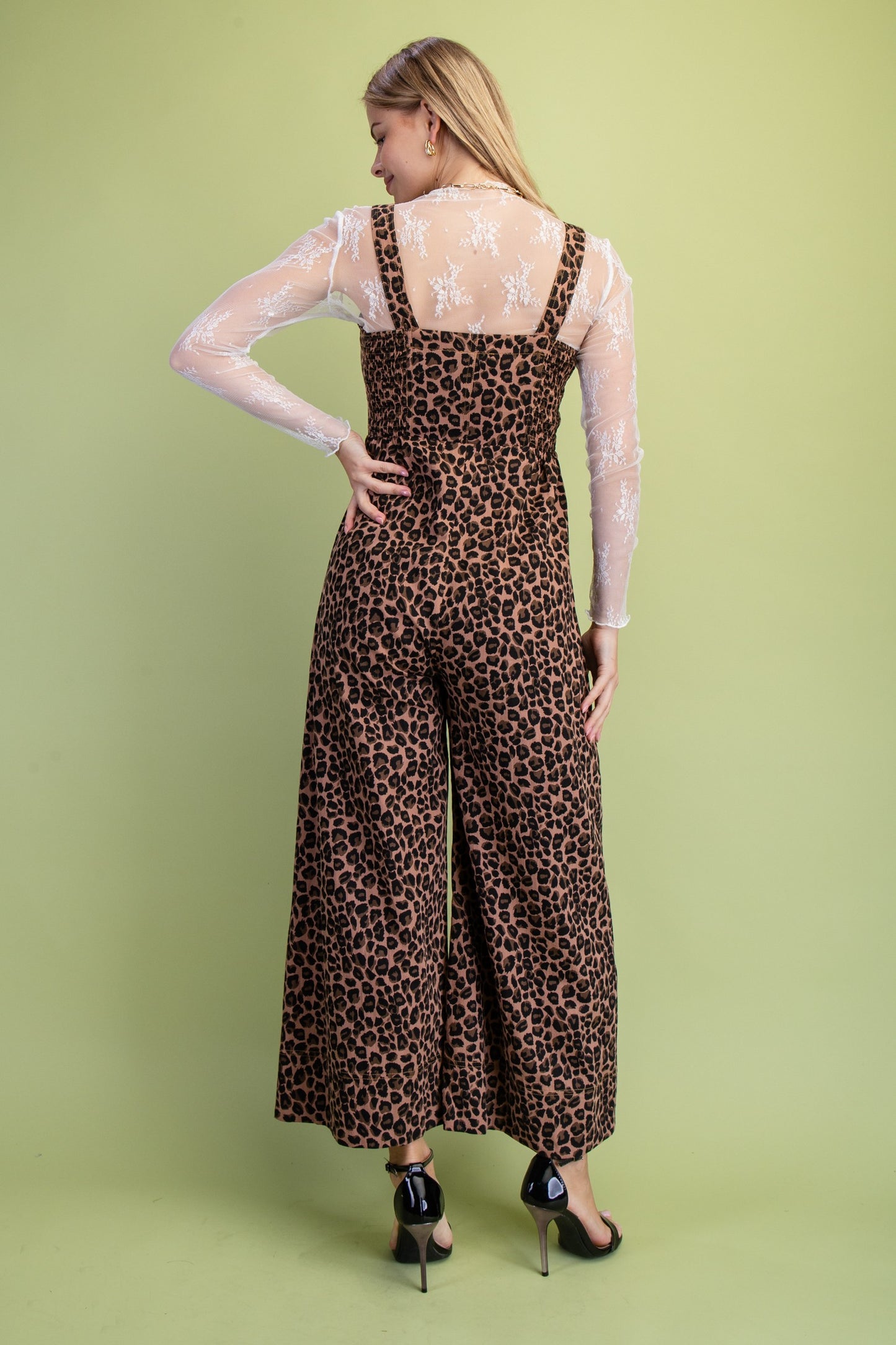 Leopard Print Jumpsuit