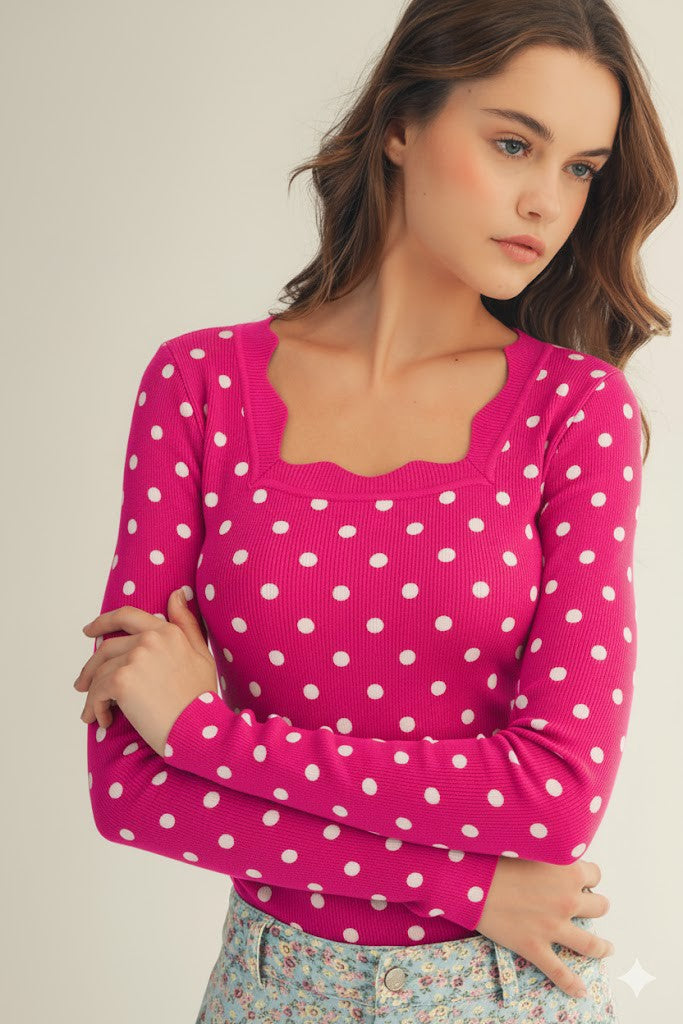 Strawberry Social Sweater