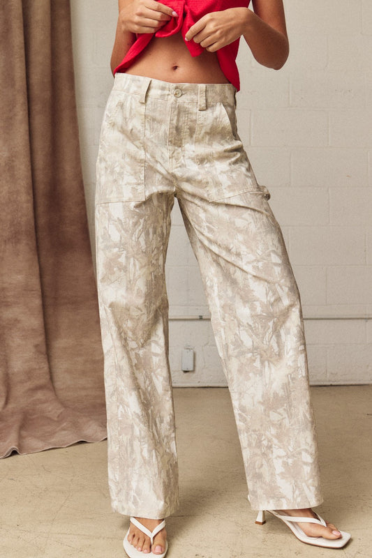 Camouflage Utility Cargo Pants