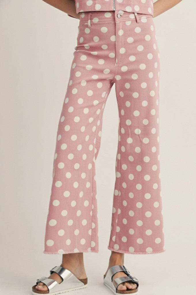 Cotton Candy Polka Dot Pant