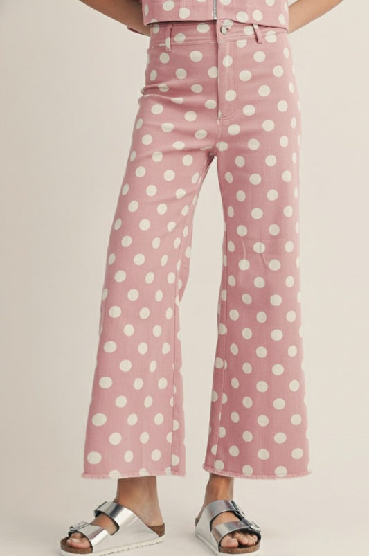 Cotton Candy Polka Dot Pant
