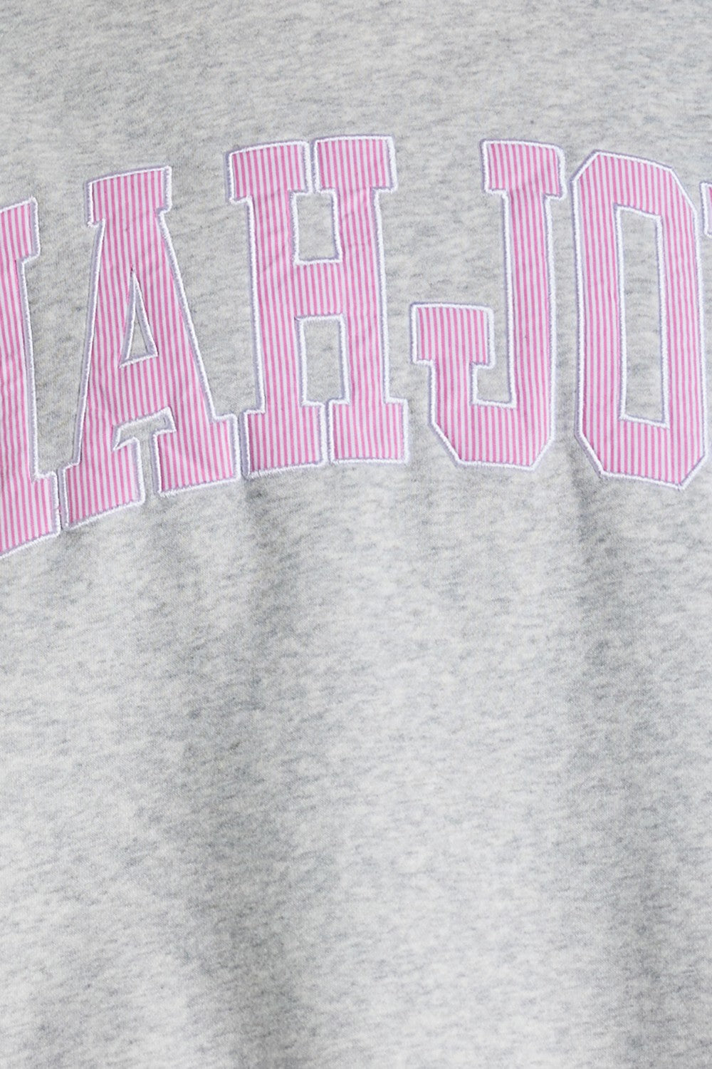 'mahjong' Embroidery Mock-neck Sweatshirt