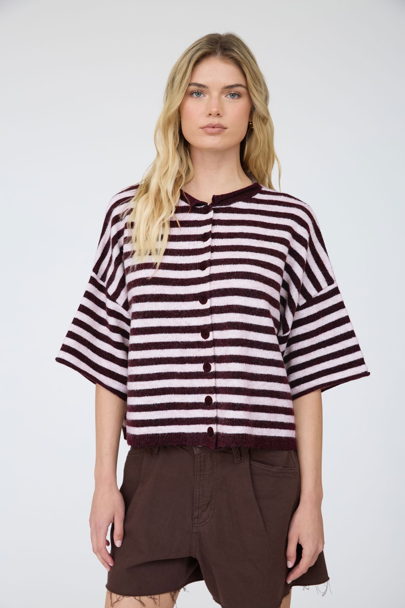 On Repeat Stripe Cardigan Top