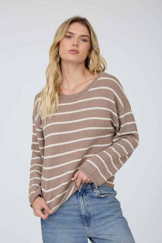 Fresh Start Stripe Top