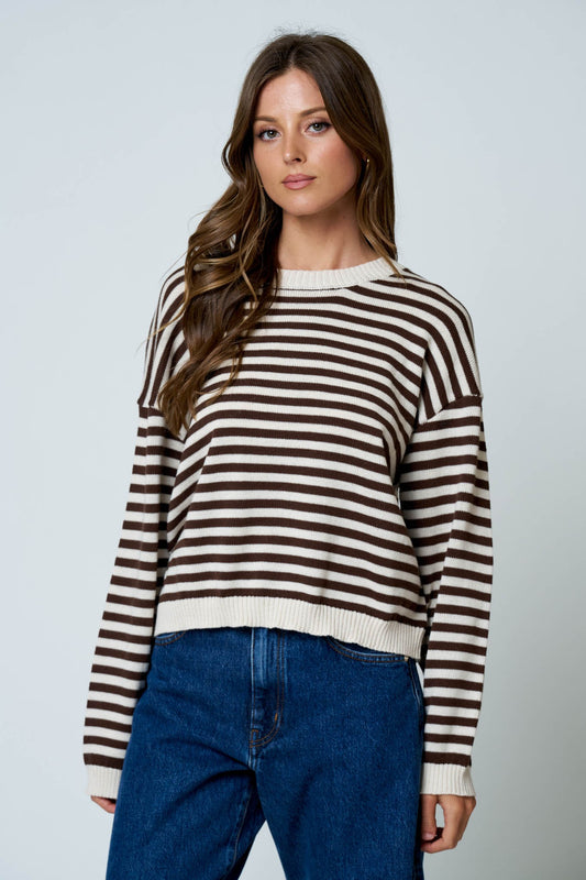 Leaves & Lattes Knit Sweater
