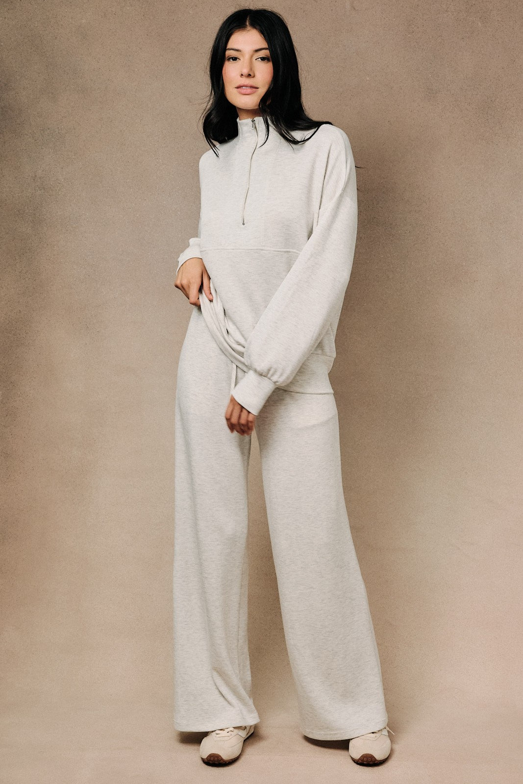 Gray Scuba Quarter Zip Set
