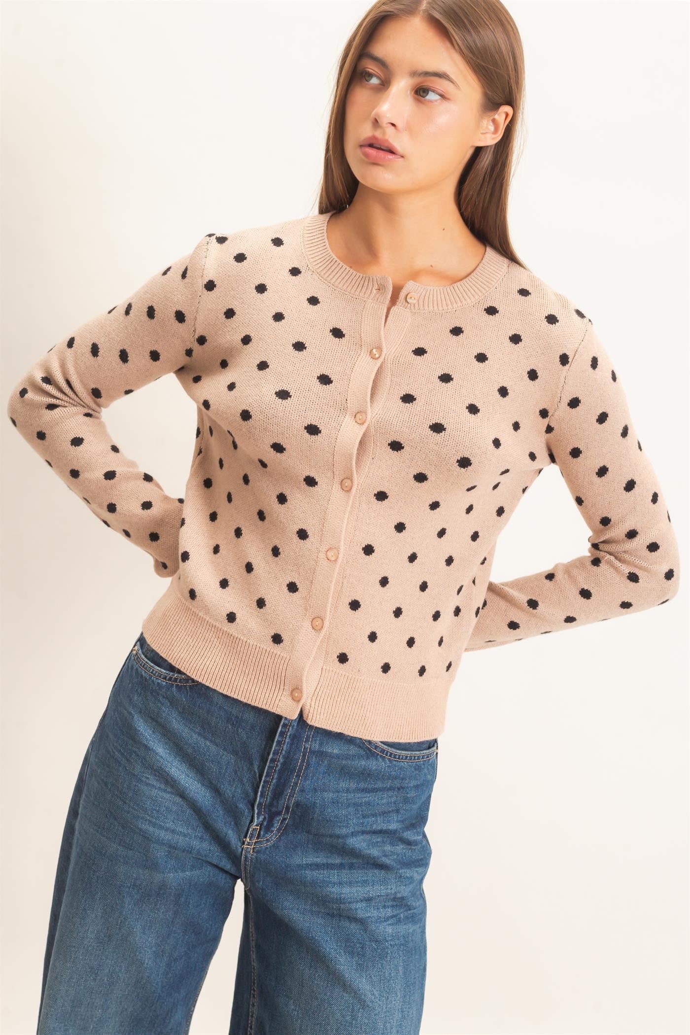 Polka Dot Cardigan