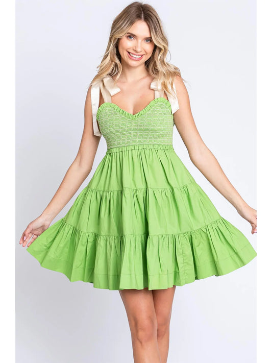 Sweetheart Babydoll Mini Dress