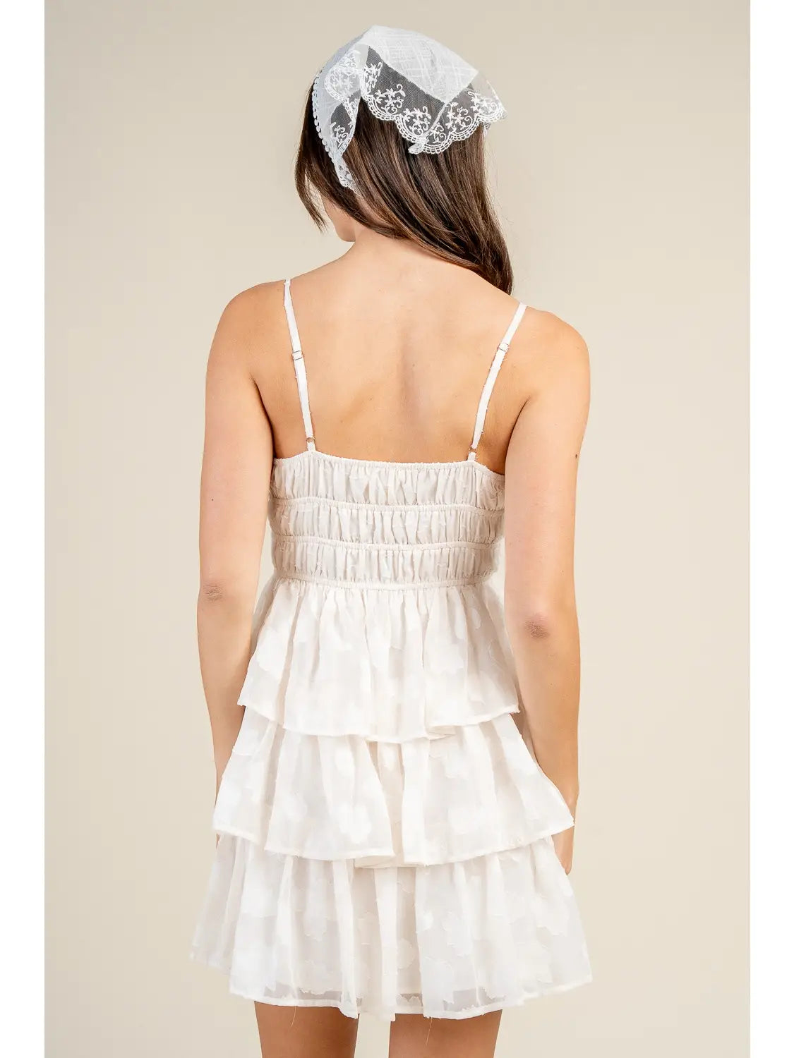 Jacquard Chiffon Dress