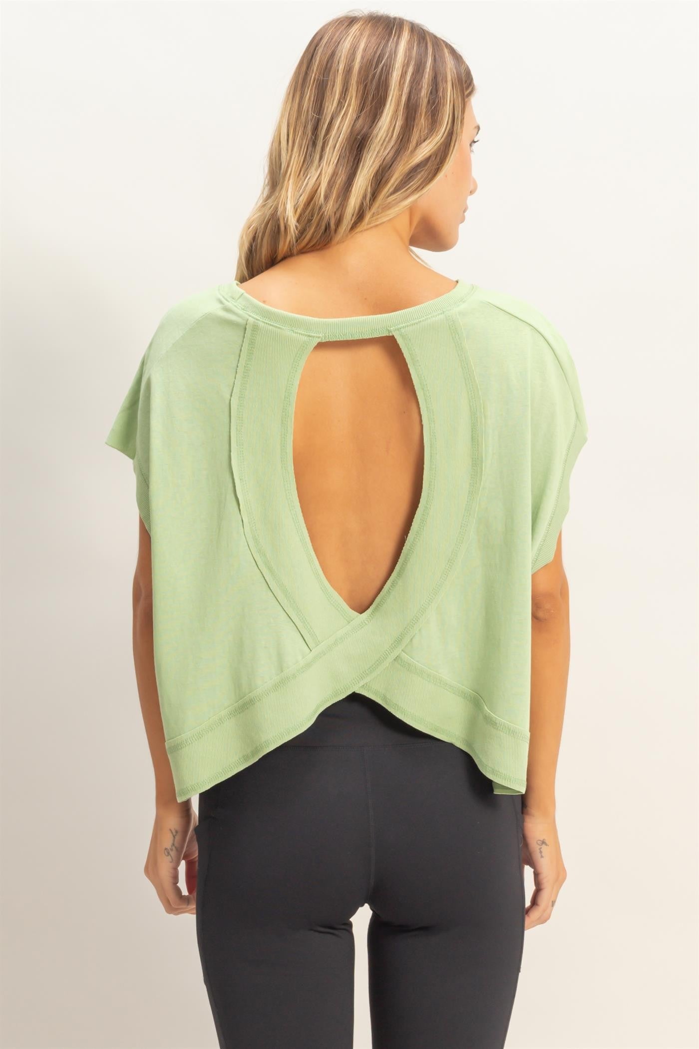 Boxy Crew Neck Top