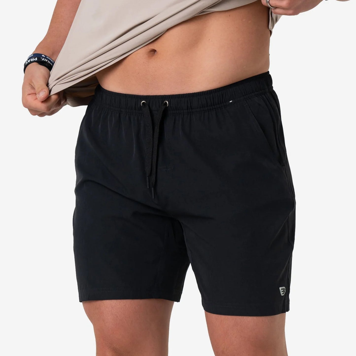 Athletic Short - Heather Black - Retro Camo Liner