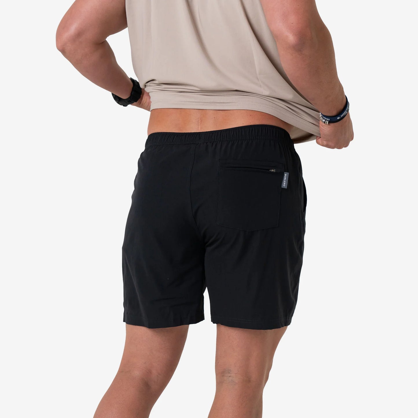Athletic Short - Heather Black - Retro Camo Liner