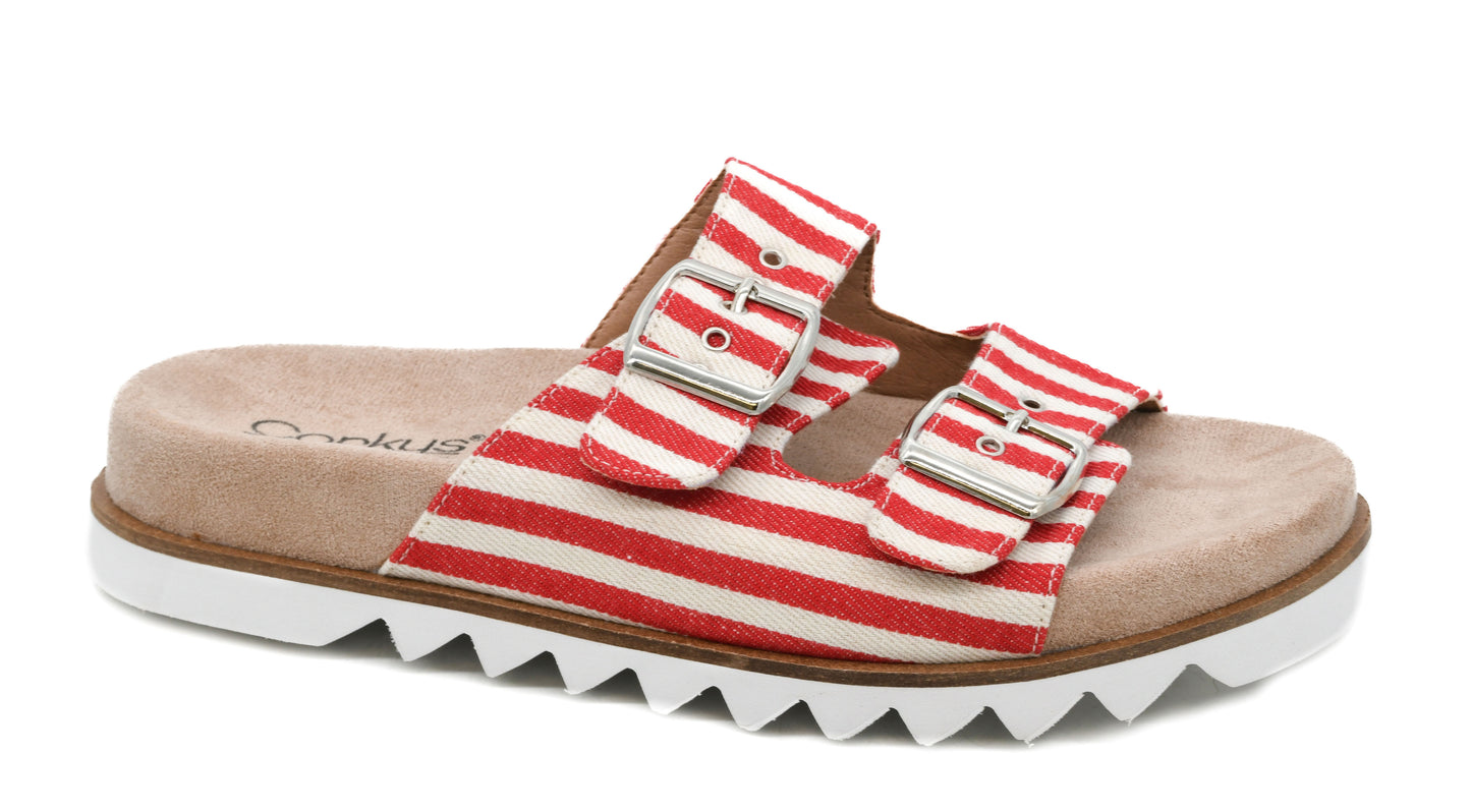 Red Natural Stripe