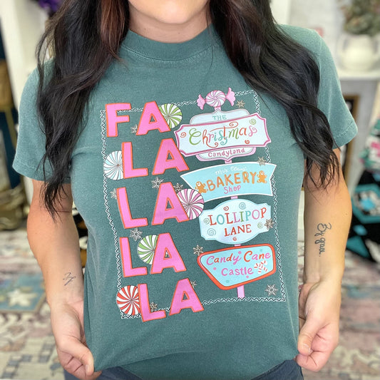Fa LA LA Graphic Tee