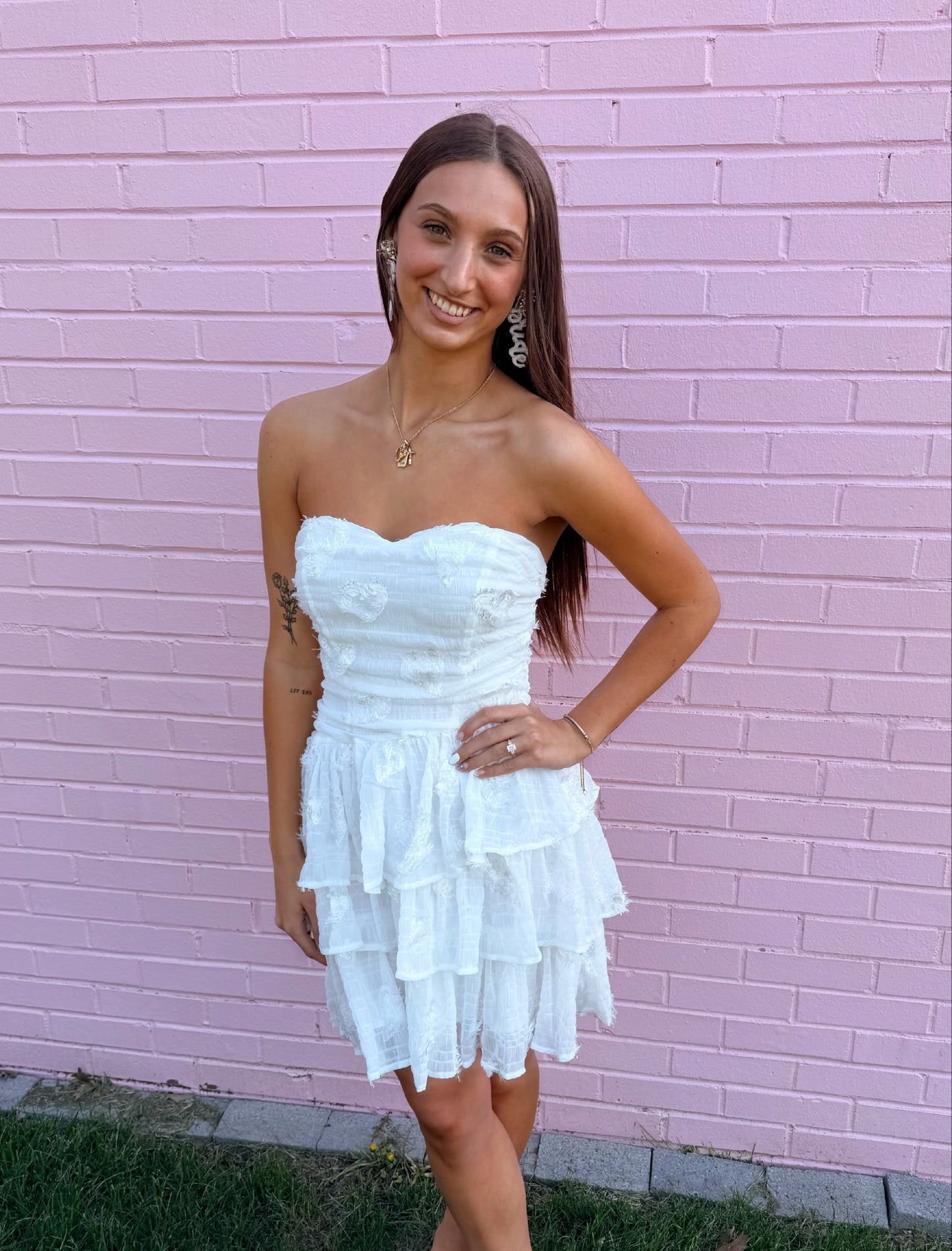 ASYMMETRICAL Tiered Mini Tube Dress