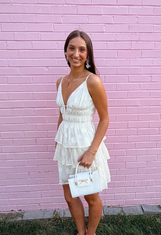 Jacquard Chiffon Dress