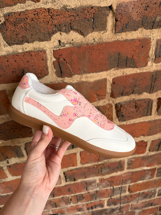 Pink Combo Lace Shoe